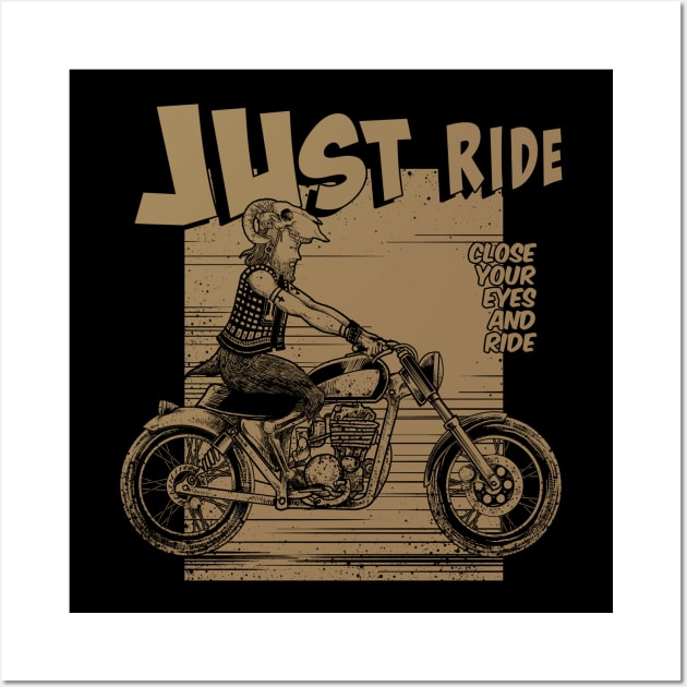 Just Ride Wall Art by akawork280